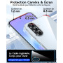LeYi pour Coque de Telephone Samsung Galaxy A57 5G avec 2 Verre Trempé | Transparente Ultra Mince Coque Téléphone Anti-jaunissem