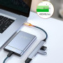 HUB USB Adaptateur multiport 4 en 1 avec 1 Port USB 3.0 hubs USB 3 Ports USB 2.0 pour Les Ordinateurs Portables Macbook Pro Wind