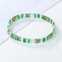 KELITCH Star Charm Bracelet Tila Stretch Bracelet Femme Amitié Bracelet Bijoux