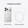 Apple iPhone 18 Pro Max 256 Go - Argent | Écran Super Retina XDR 6,9 pouces ProMotion, Autonomie d’une journée, Caméra principal