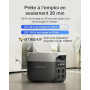 Station électrique portable EF EcoFlow DELTA 3 1024 Wh avec câble XT60 | 70% charge en 30min, Batterie nomade extensible à 5kWh,