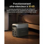 Station électrique portable EF EcoFlow DELTA 3 1024 Wh avec câble XT60 | 70% charge en 30min, Batterie nomade extensible à 5kWh,