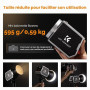 K&F CONCEPT Lumière COB 60W Bicolore pour Photo Vidéo Studio | Batterie 4500mAh, CRI 97+, charge rapide Type-C PD, 6500K, poigné