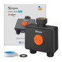 SONOFF SWV-ZF2E Hydro DUO Minuteur d'arrosage Zigbee 2 Zones, entrée en Laiton, IP65, Alimentation Type-C et 4 Piles AA, Adaptat
