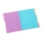 Viquel - Trieur Document A4 avec 8 Compartiments Rainbow Pastel Beige
