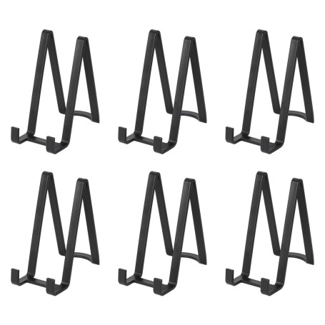 Tincogo Chevalet Support Assiette Decorative - Porte Assiette Petit | Presentoir Cadre Photo de Table- Chevalet Presentation Pla