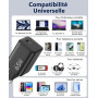 Chargeur USB C 65W, Charge Rapide PD3.0 PPS GaN II | avec Câble Tressé 2M, Compatible pour MacBook Pro/Air, pour Galaxy S26/S25/