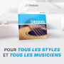 D'Addario EJ16 Cordes Guitare Acoustique Bronze Phosphoreux Light 12-53 | Cordes guitare acoustique en bronze phosphoreux offran