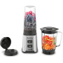 Moulinex - Pulseo Mixeur Compact 400W Bol Verre 0.7L et Gourde 0.6L | Appareil a smoothie avec technologie Powelix brevetée - Mi