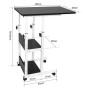 XUANYU Table de Lit pour Ordinateur Portable, Table d'ordinateur avec Roulette Verrouillables, Réglable en Hauteur, Bureau Debou