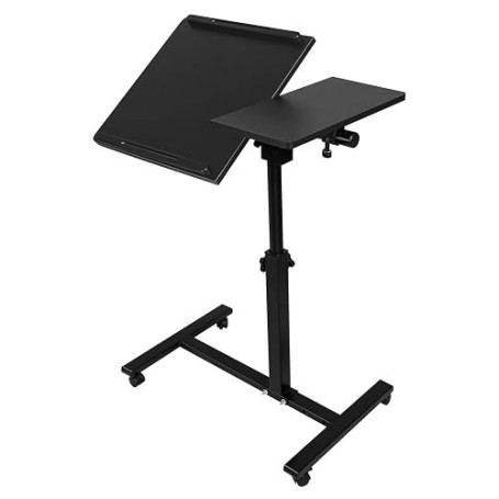XUANYU Table Roulante de Lit Canapé avec Panneau Inclinable Table d'ordinateur pour Lit Canapé Fauteuil Tablette Médicale Réglab