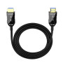 FIBBR 8K HDMI 2.1 Câble Optique 15M, 48Gbps Ultra Rapide HDMI Câble Actif AOC, 8K@60Hz 4K@120Hz/144hz eARC HDCP 2.2 et 2.3 Dynam
