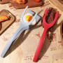 3 Pièces Pinces Spatule pour Œuf au Plat, PP Léger Compact | Antiadhésif, Facile à Nettoyer, Usage la Cuisine et Restaurant, For
