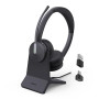 Yealink BH70 Dual Casque Bluetooth sans Fil avec Micro, Certifié Teams | 3 Micros IA de bruit, 35h Batterie, USB C/A Dongle p...