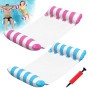 ZXTGBQ 2 Pièces Hamac Matelas Piscine Gonflable, Bouee Piscine Adulte, Bouées et Matelas Gonflable Adulte, Bouée Transat Piscine