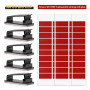 Chesbung Adhésifs Clips Câble Lot de 50 Clips de Câble Adhésifs 3M pour Câbles Ethernet et Système de Gestion de Câbles pour TV,
