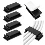 50 Pièces De Câble Adhésifs Pour Gestion De Fils,Cable Management Bureau,Organiseur Câbles Alimentation,Réseau,Fixation Sécurisé