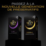 SKYN Unknown Pleasures + : Boîte de 42 préservatifs masculins sans latex | 6x texture intensément perlée, 24x goût de cocktails,