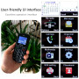 artfone CS181 Noir - GSM Téléphone Senior Portable Débloqué avec Grandes Touches丨Bouton SOS丨Double SIM丨USB-C丨Radio FM丨Téléphone 
