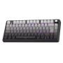 OMOTON Clavier sans Fil Gamer TKL 75% Mécanique ISO-FR QMK Via | Tri Mode 2.4GHz/Bluetooth/Filaire, Rétroéclairage RVB, Hot-Swap