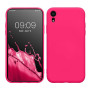 kwmobile Housse Compatible avec Apple iPhone XR Coque - Housse de téléphone Souple et Fine en TPU Silicone - Rose Fluo