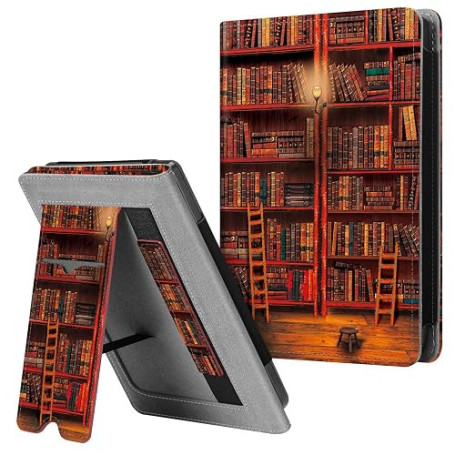 FINTIE Étui pour 6" Kobo Nia 2020 / Kobo Clara HD 2018 (Modèle N306/N249) | Coque avec Béquille Housse avec Compartiment Cartes