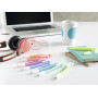 STABILO swing cool - Surligneur - blister x 4 surligneurs fluo - jaune, vert, bleu, rose