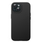 JETech Coque Silicone pour iPhone 15, Noir | Toucher Soyeux, Étui Housse Protection Antichoc, Résistant aux Rayures, Doublure en