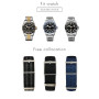 Bracelet en Nylon tissé de 19 mm 20 mm, pour Bracelet Tudor Black Bay, Remplacement de Bracelet de Collection IWC Omega en Tissu