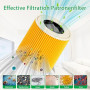 10 Sac pour Aspirateur Karcher WD3 WD2 Plus MV2 MV3 SE4002 avec 2 Filtre à Cartouche (6.414-552.0)