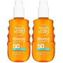 GARNIER - Ambre Solaire - Eau Biphase UV Sensitive Expert+ SPF 50 Visage, Corps & Cheveux - Protection Solaire Légère & Invisibl