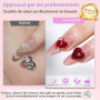 Makartt Rhinestone Glue Gel 30g 3D Nail Art, Adhésif Super Fort pour Strass | Colle Adhésive Super Forte Strass Bijoux Décoratio