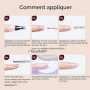 Modelones Vernis Semi Permanent,Vernis Gel UV Semi Permanent Paillettes Nude Rouge Brun Étincelles 6 Couleur Vernis à Ongles Soa