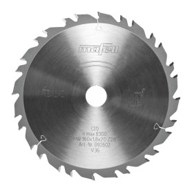 Mafell Lame de scie circulaire KSB-WU160 GT 160 x 1,2-1,8 x 20 mm Z28-7 3WZ-FZ 092602
