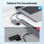 Acer Lecteur de Carte SD USB C 3.0 170MB/s, Adapateur Carte Mémoire MicroSD | USB C SD Card Reader Simultané à Lire et Écrire po