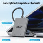 Acer Lecteur de Carte SD USB C 3.0 170MB/s, Adapateur Carte Mémoire MicroSD | USB C SD Card Reader Simultané à Lire et Écrire po