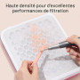 100 Feuilles Filtre à Poussière pour Aspirateur Ongle | CHRISTINE SHELLY Filtre Jetable pour la Majorité des Aspirateurs de Pous