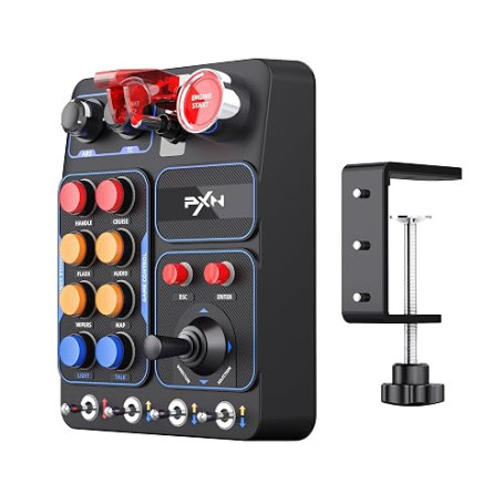 PXN CB1 Extender Boîtier de contrôle PC programmable Panneau Cammand pour simulateur de camion américain, simulateur de camion e