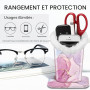 FINTIE Porte Lunettes Maison, Support de Rangement Magnétique pour Lunettes et Accessoires de Bureau