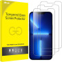 JETech Verre Trempé pour iPhone 13/13 Pro, Lot de 3 | Transparent HD, Protection D'écran Anti-Rayures