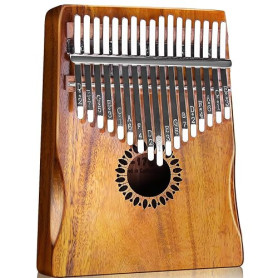Newlam Kalimba Piano à Pouce 17 Touches - Cadeau Musical pour Débutants