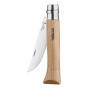 Opinel - N°12 Couteau de Poche Cranté - Lame 12 cm Acier Inox, Manche Bois de Hêtre, Usage Quotidien, Bague de Sécurité Virobloc