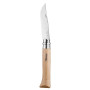 Opinel - N°12 Couteau de Poche Cranté - Lame 12 cm Acier Inox, Manche Bois de Hêtre, Usage Quotidien, Bague de Sécurité Virobloc