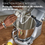 Kenwood Titanium Chef Baker XL - Robot Pâtissier 1200W Bols 7L + 5L Argent | Balance Intégrée, Tête LightLift, Robot Culinaire, 