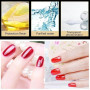 Vishine 15ml Base Coat & Top Coat Lot Vernis de Base et Finition Vernis à ongles Gel Semi-permanent Manucure Kit 2 Pcs