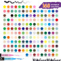 Guangna 168 Couleurs de Marqueur Acryliques, Acrylic Paint Markers pour Papier, Verre, Galet, Métal, Plastique, Bois