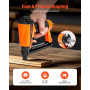 VEVOR Agrafeuse Pneumatique, Calibre 21, Compatible avec Agrafes Standard Série 80 (Non Incluses), de Largeur de Couronne 12,8 m