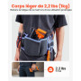 VEVOR Agrafeuse Pneumatique, Calibre 21, Compatible avec Agrafes Standard Série 80 (Non Incluses), de Largeur de Couronne 12,8 m