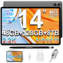 TECLAST T70PRO Tablette 14" 2.2K Android 16, G100 Octa-Core 2.2GHz,10000mAh | Double 4G LTE, 48Go+128Go+8To TF, Gemini AI, Mode 