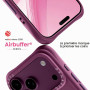 ORNARTO Coque pour iPhone 18 Pro Max (6,9") (Bordeaux) | Compatible avec MagSafe, Haute Protection Anti-Choc Militaire, Design à